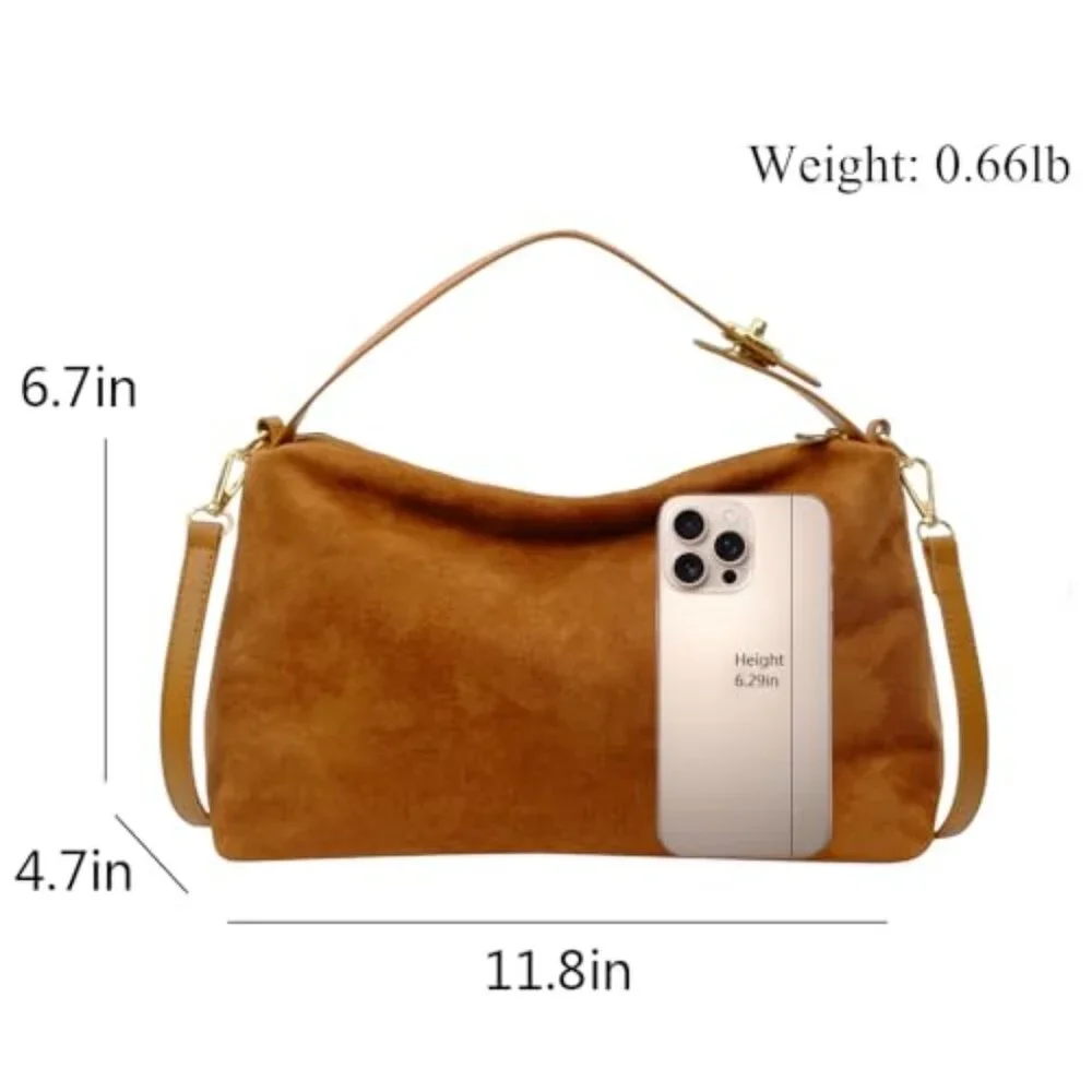 Elegant Tan Hobo Bag - Picture 5 of 7